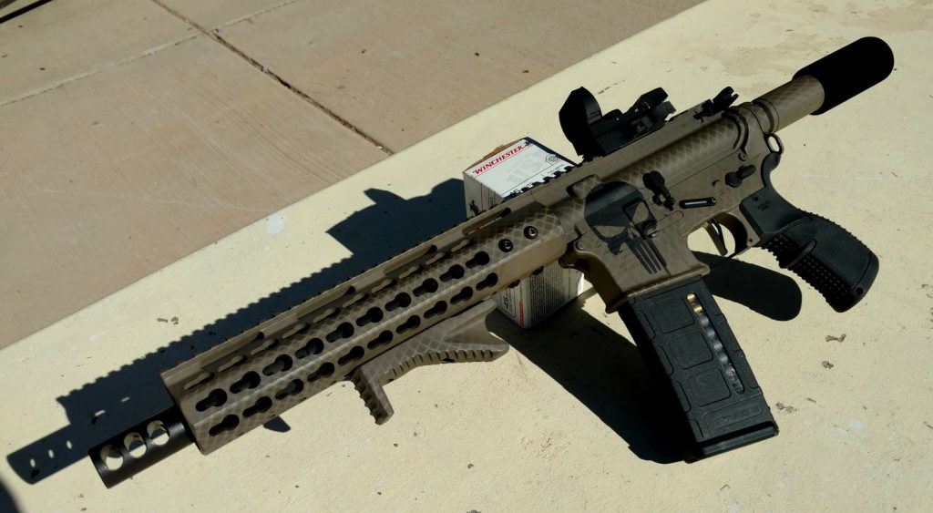 AR-15 Punisher Snakeskin Pistol